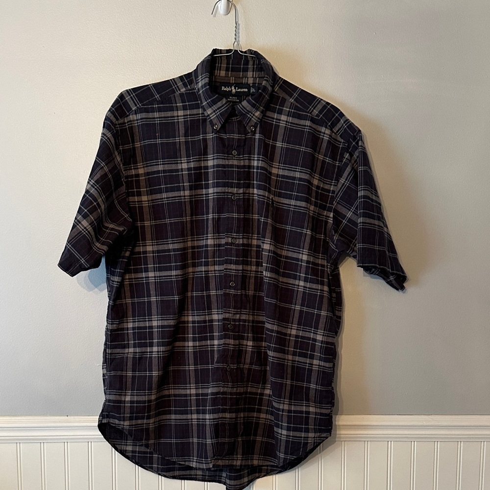 Ralph Lauren Blake short sleeve Plaid Shirt